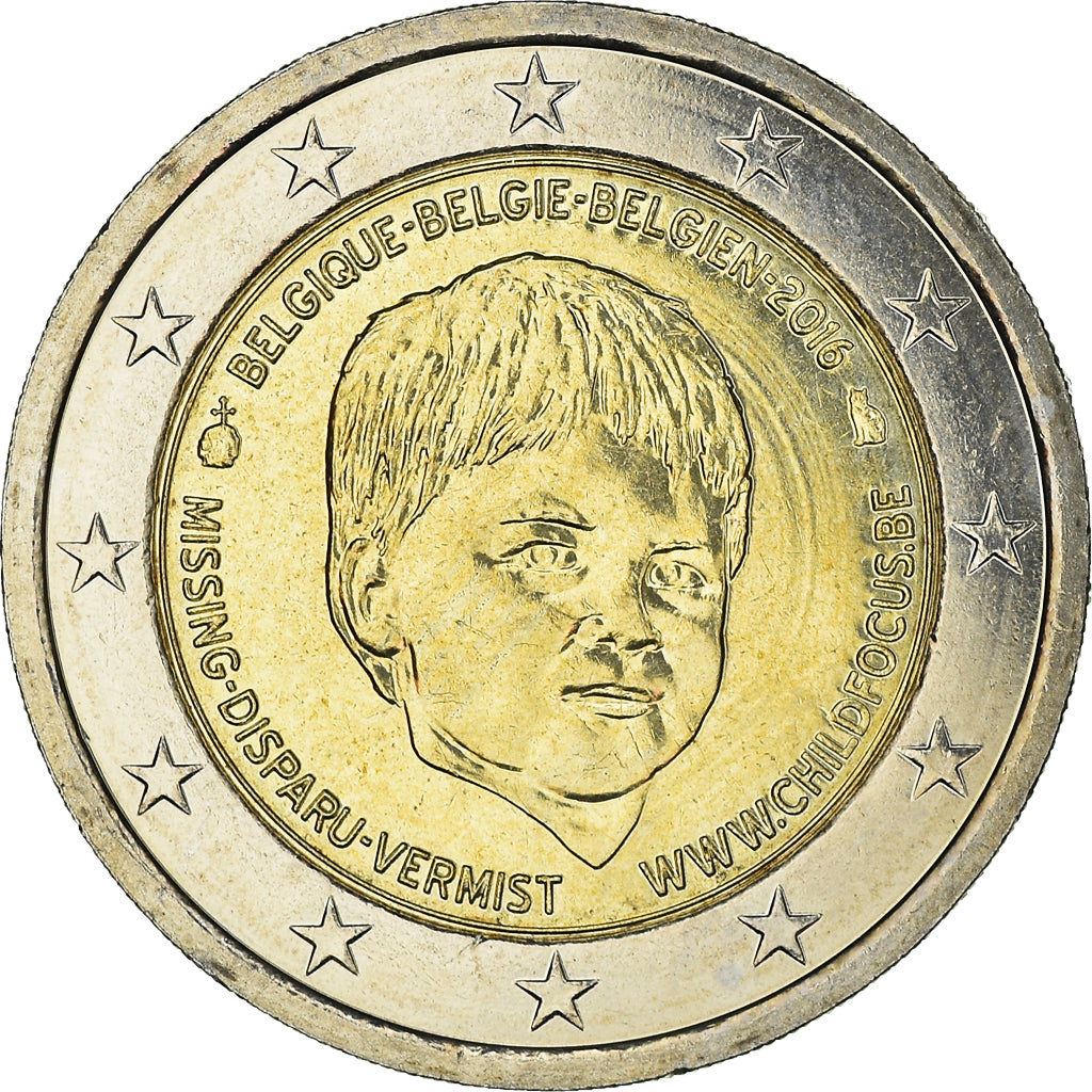 Belgium, 2 Euro, Child Focus, 2016, MS(63), Bi-Metallic, KM:New