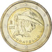 Italy, 2 Euro, Donatello, 2016, MS(63), Bi-Metallic, KM:New