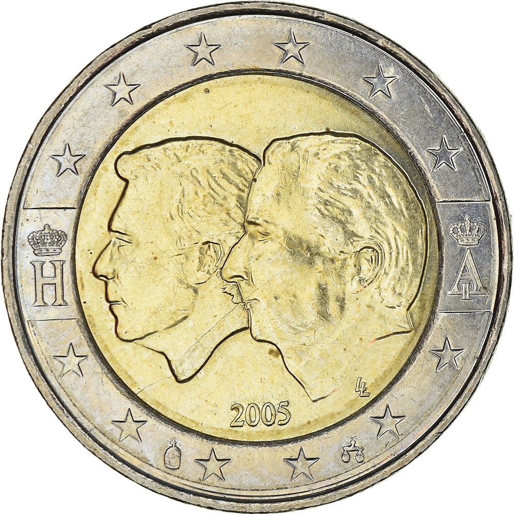 Belgium, 2 Euro, Schengen Agreement, 2005, Brussels, MS(63), Bi-Metallic, KM:240