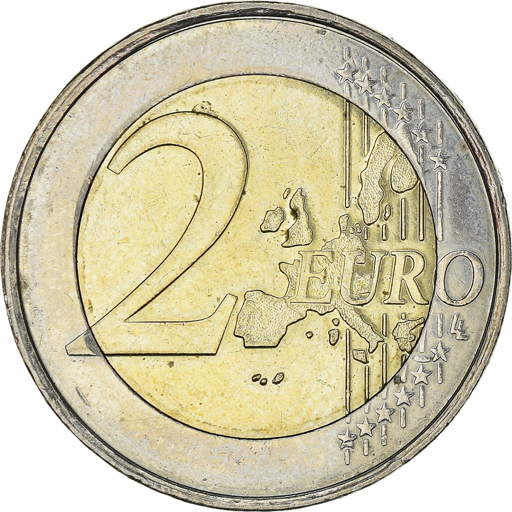 Belgium, 2 Euro, Schengen Agreement, 2005, Brussels, MS(63), Bi-Metallic, KM:240