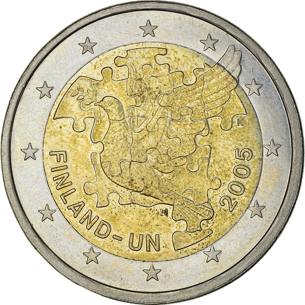 Finland, 2 Euro, 2005, Vantaa, MS(63), Bi-Metallic, KM:119