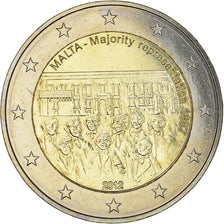 Malta, 2 Euro, Majority representation, 2012, SPL, Bi-metallico, KM:145