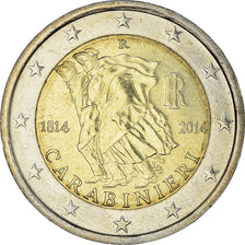 Italy, 2 Euro, Carabinieri, 2014, Rome, MS(63), Bi-Metallic, KM:New