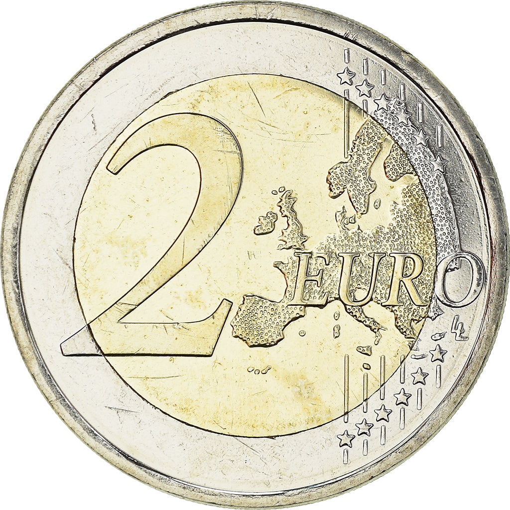 Finland, 2 Euro, Akseli Gallen-Kallela, 2015, Vantaa, MS(63), Bi-Metallic
