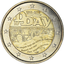 France, 2 Euro, D-Day, 2014, KM 2174, SPL+, Bimétallique, Gadoury:18