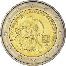 France, 2 Euro, Abbé Pierre, 2012, Paris, SPL, Bimétallique, Gadoury:15