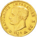 ITALIAN STATES, 40 Lire, 1814, Milan, KM #12, EF(40-45), Gold, 12.89