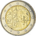 France, 2 Euro, Pierre de Coubertin, 2013, Paris, MS(63), Bi-Metallic