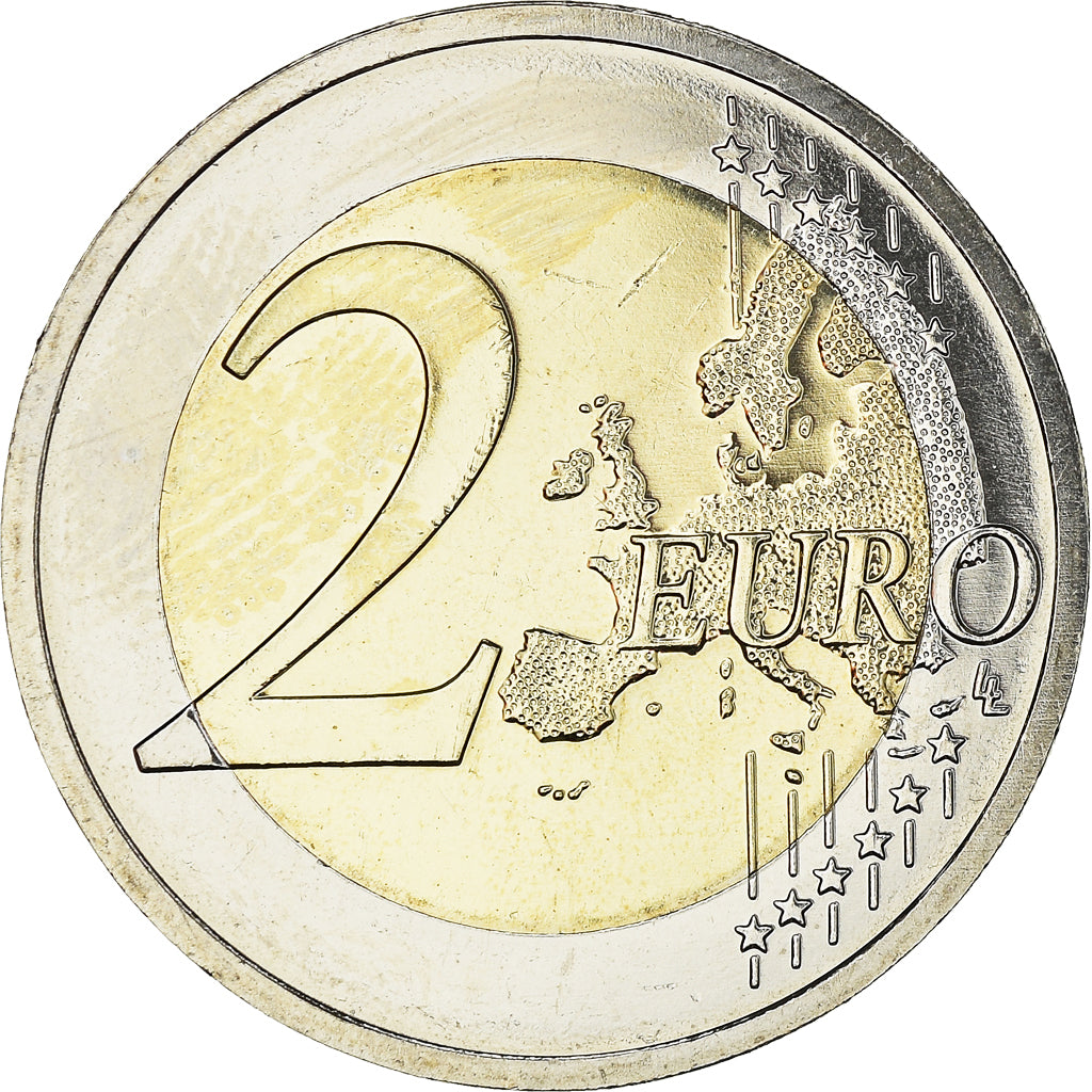 Duitsland, 2 Euro, Sachsen, 2016, Karlsruhe, UNC-, Bi-Metallic, KM:New