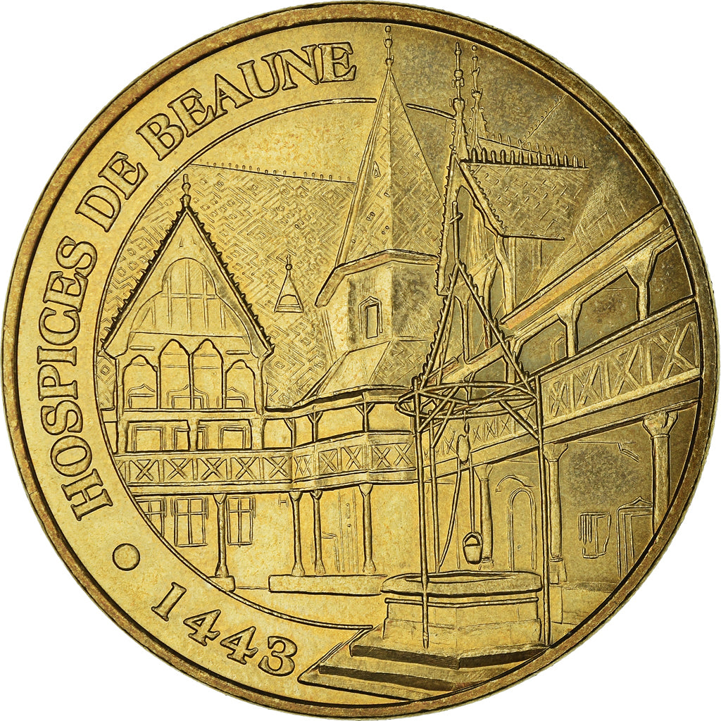 France, Token, Touristic token, Beaune -   Hospices 1443, 2010, MDP, AU(50-53)