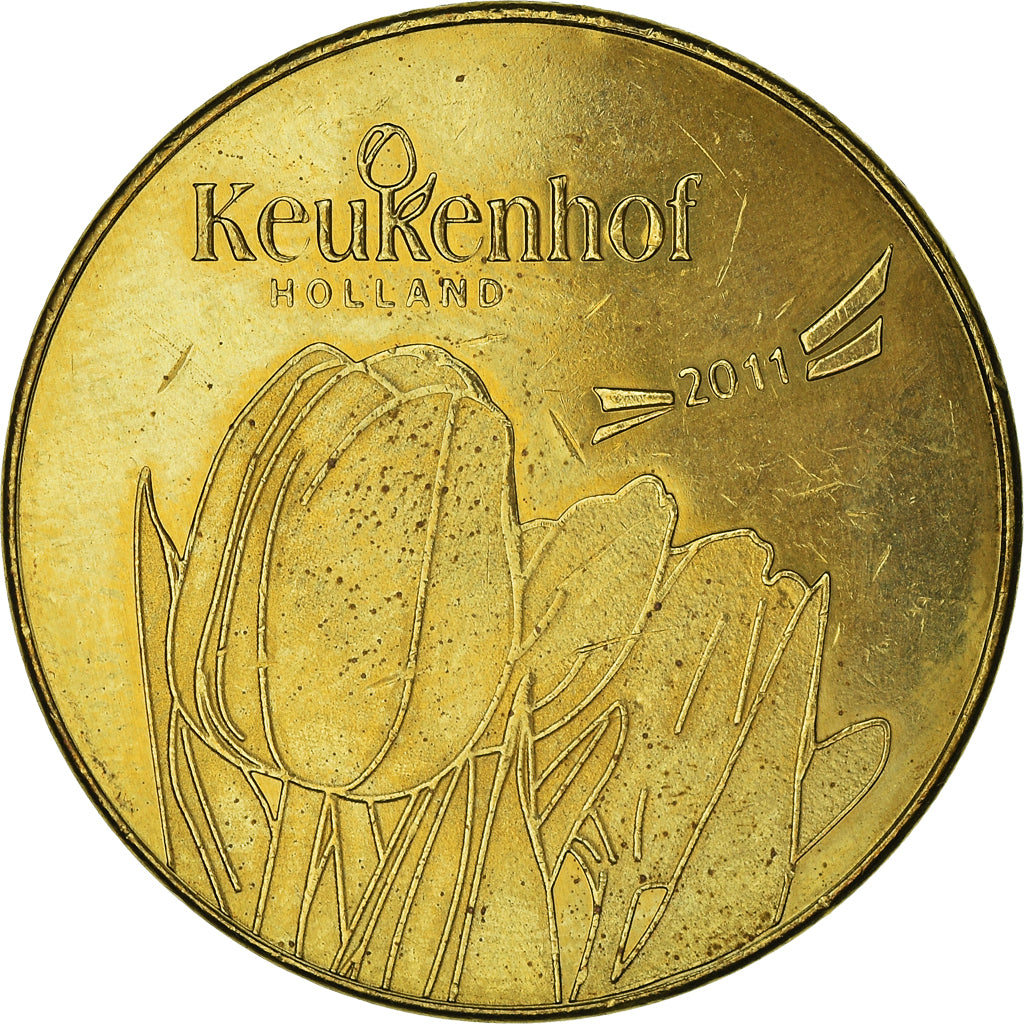 Pays-Bas, Jeton, Keukenhof, 2011, SUP, Cupro-nickel Aluminium
