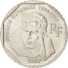 FRANCE, Guynemer, 2 Francs, 1997, KM #1187, MS(63), Nickel, 26.5, Gadoury #550,.