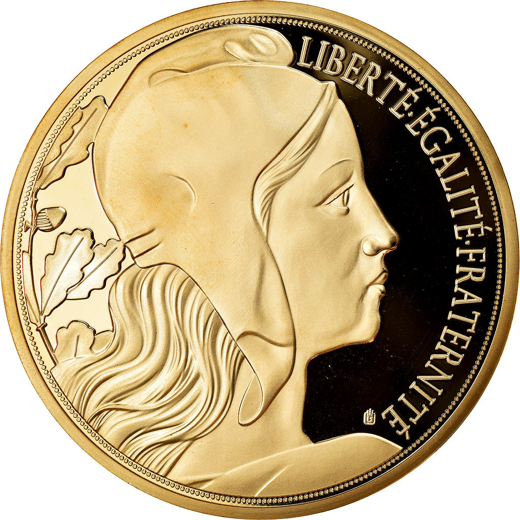 France, Medal, Liberté, La Marseillaise, 2015, MS(65-70), Copper Gilt