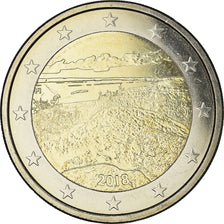 Finland, 2 Euro, Landscape Koli, 2018, MS(63), Bi-Metallic
