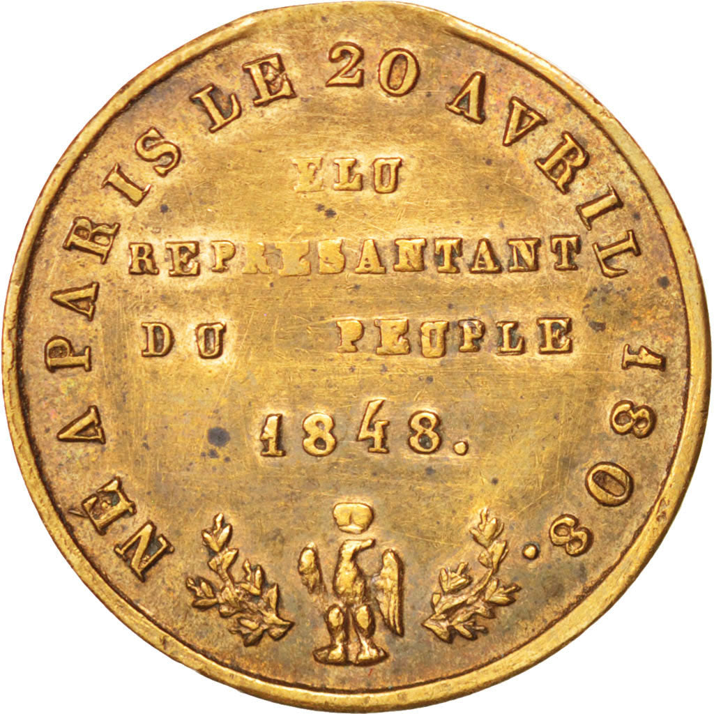FRANCE, Politics, Society, War, French Second Republic, Medal, 1848, EF(40-45),.