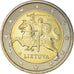 Litwa, 2 Euro, 2015, MS(63), Bimetaliczny, KM:New