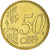 Letónia, 50 Euro Cent, 2014, Stuttgart, MS(63), Latão, KM:155
