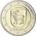Latvia, 2 Euro, Zemgale, 2018, UNZ, Bi-Metallic