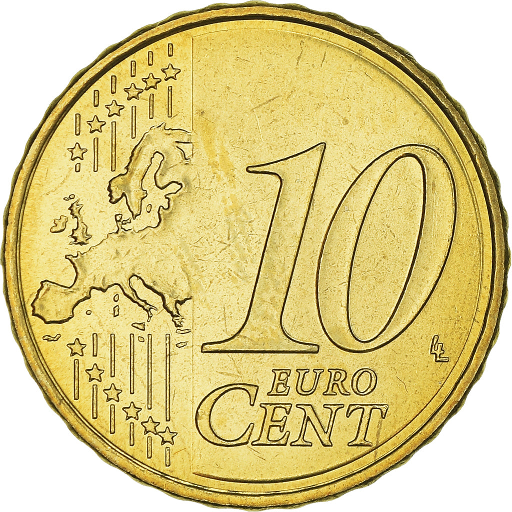 Spagna, 10 Euro Cent, 2015, SPL+, Ottone