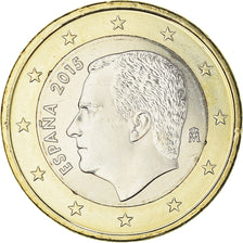 Hiszpania, Euro, 2015, Felipe VI, MS(64), Bimetaliczny, KM:New