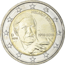 Bundesrepublik Deutschland, 2 Euro, Helmut Schmidt, 2018, Hambourg, UNZ