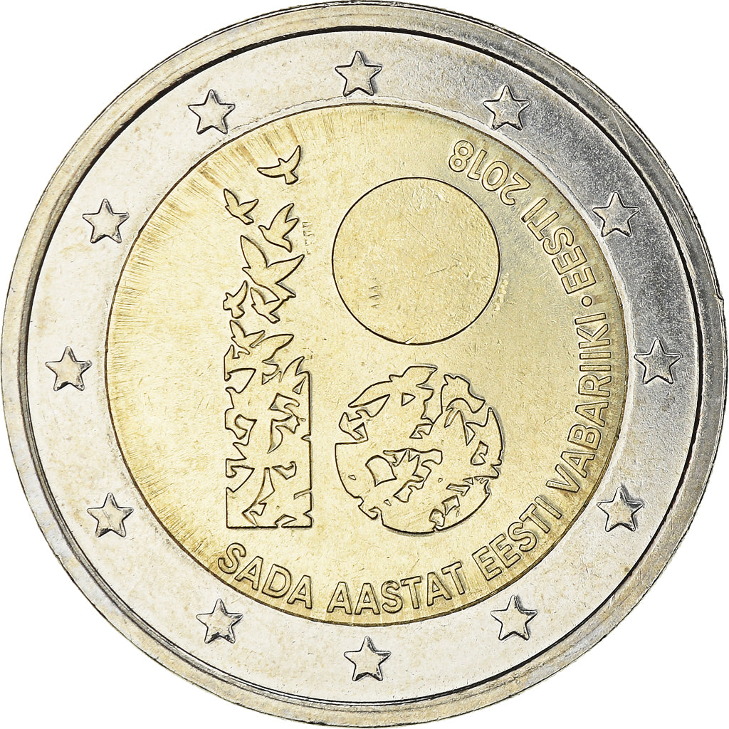 Estonia, 2 Euro, Independence of Estonia, 2018, SUP+, Bimétallique