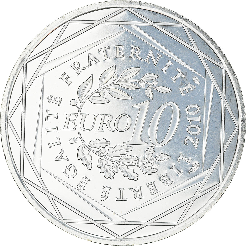 France, 10 Euro, Basse Normandie, 2010, Paris, SPL, Argent, KM:1647