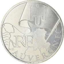 France, 10 Euro, Auvergne, 2010, MS(63), Silver