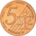 Poland, Fantasy euro patterns, 5 Euro Cent, Frédéric Chopin, 2004, Proof