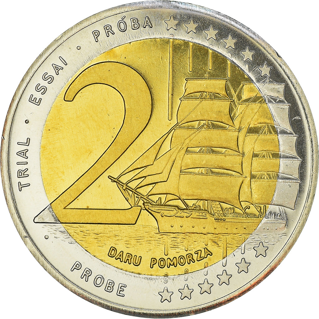 Poland, Fantasy euro patterns, 2 Euro, Jean-Paul II, 2004, Proof, MS(65-70)