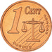 United Kingdom, Fantasy euro patterns, Euro Cent, 2002, Proof, MS(65-70), Copper