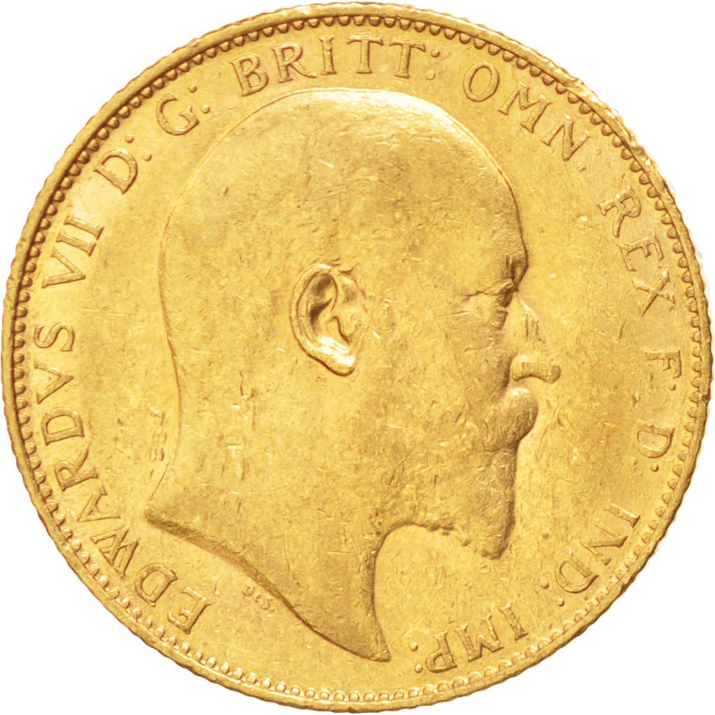AUSTRALIA, Sovereign, 1909, Sydney, KM #15, AU(50-53), Gold, 21, 8.00