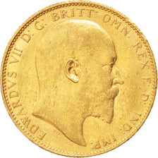 AUSTRALIA, Sovereign, 1909, Sydney, KM #15, AU(50-53), Gold, 21, 8.00