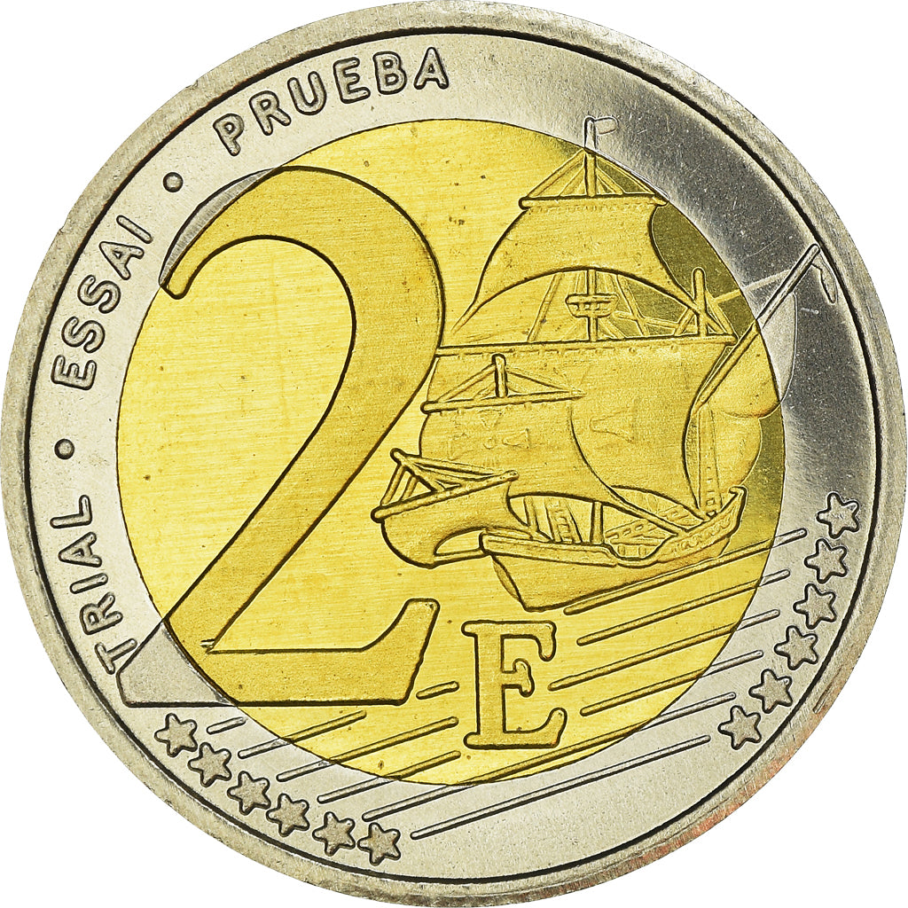 United Kingdom, Fantasy euro patterns, 2 Euro, 2002, Proof, MS(65-70)