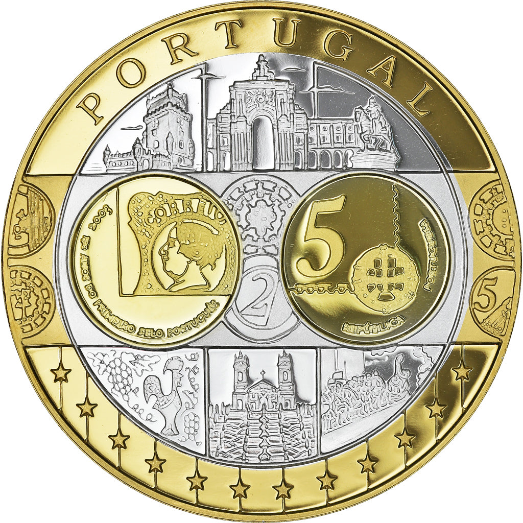 Portugal, Médaille, L'Europe, Politics, Society, War, FDC, Argent