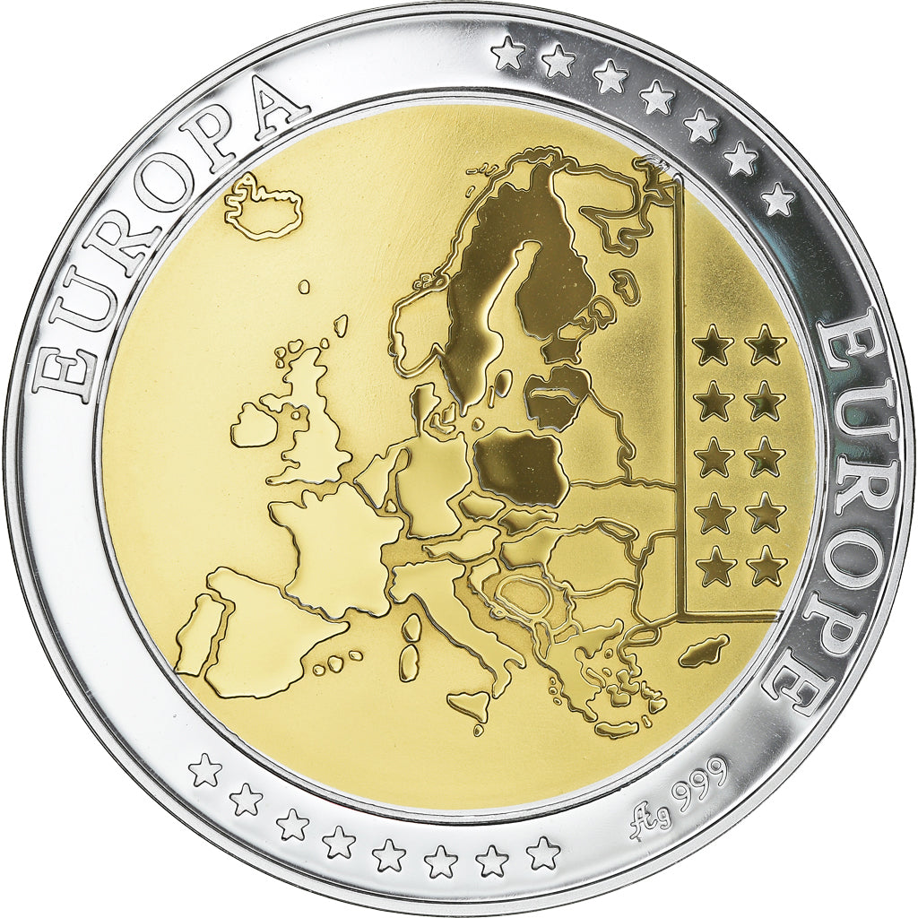 Monaco, Medal, Europe, Rainier III, 2003, MS(64), Silver