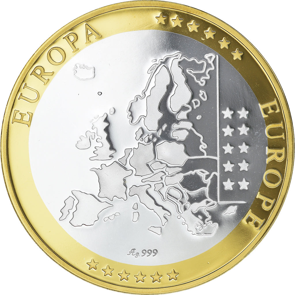 Zypern, Medaille, L'Europe, 2010, UNZ+, Silber