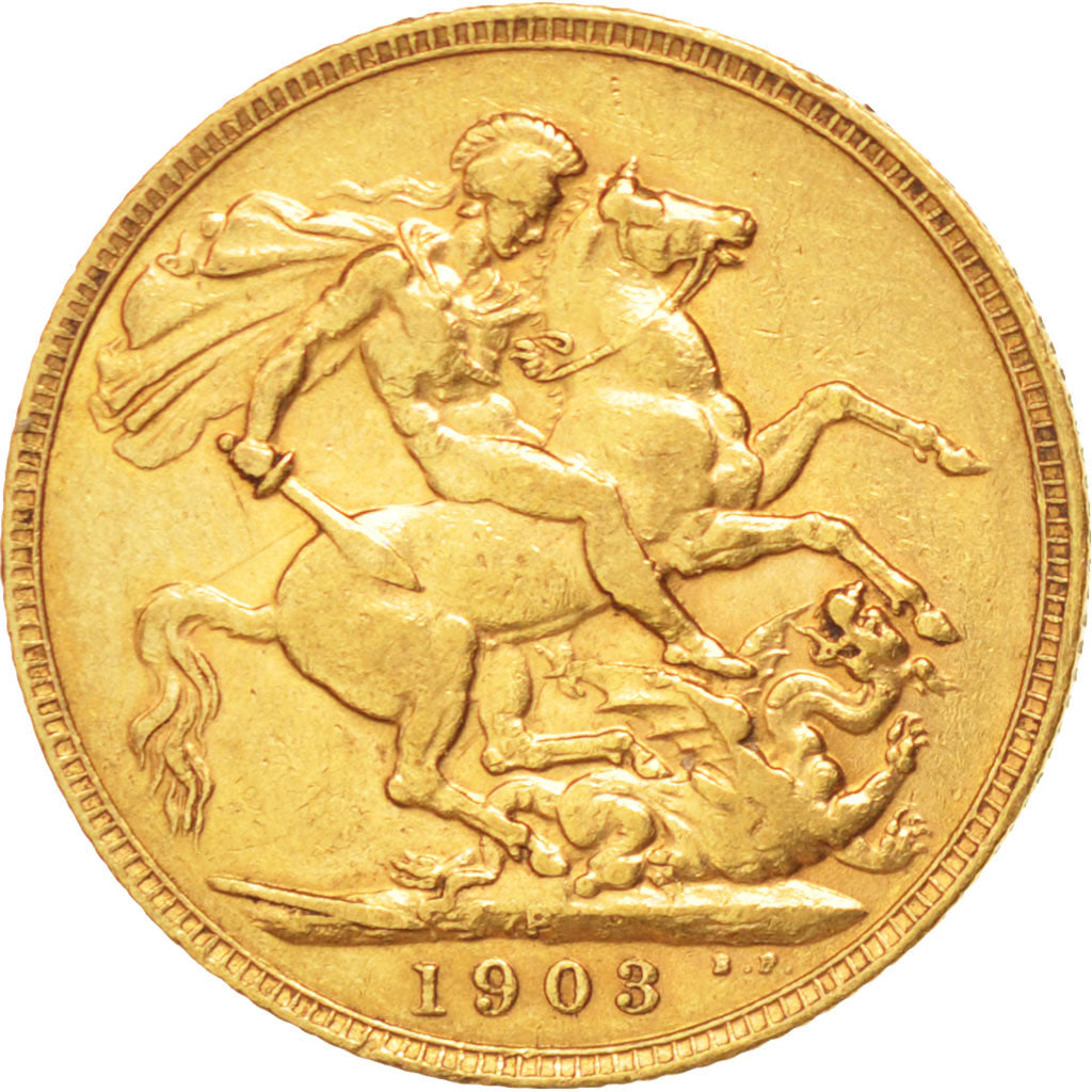 Australie, Édouard VII, Souverain, 1903 P, Perth, KM 15