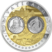 Vatican, Medal, L'Europe, Jean-Paul II, 2004, MS(64), Silver