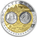Vatican, Medal, L'Europe, Jean-Paul II, 2004, MS(64), Silver