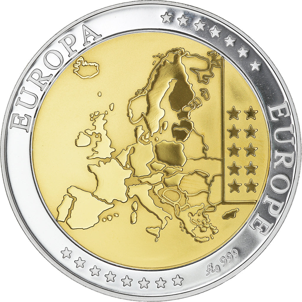 Finland, Medal, Les Premières Frappes en Hommage à l'Euro, Finlande, MS(64)