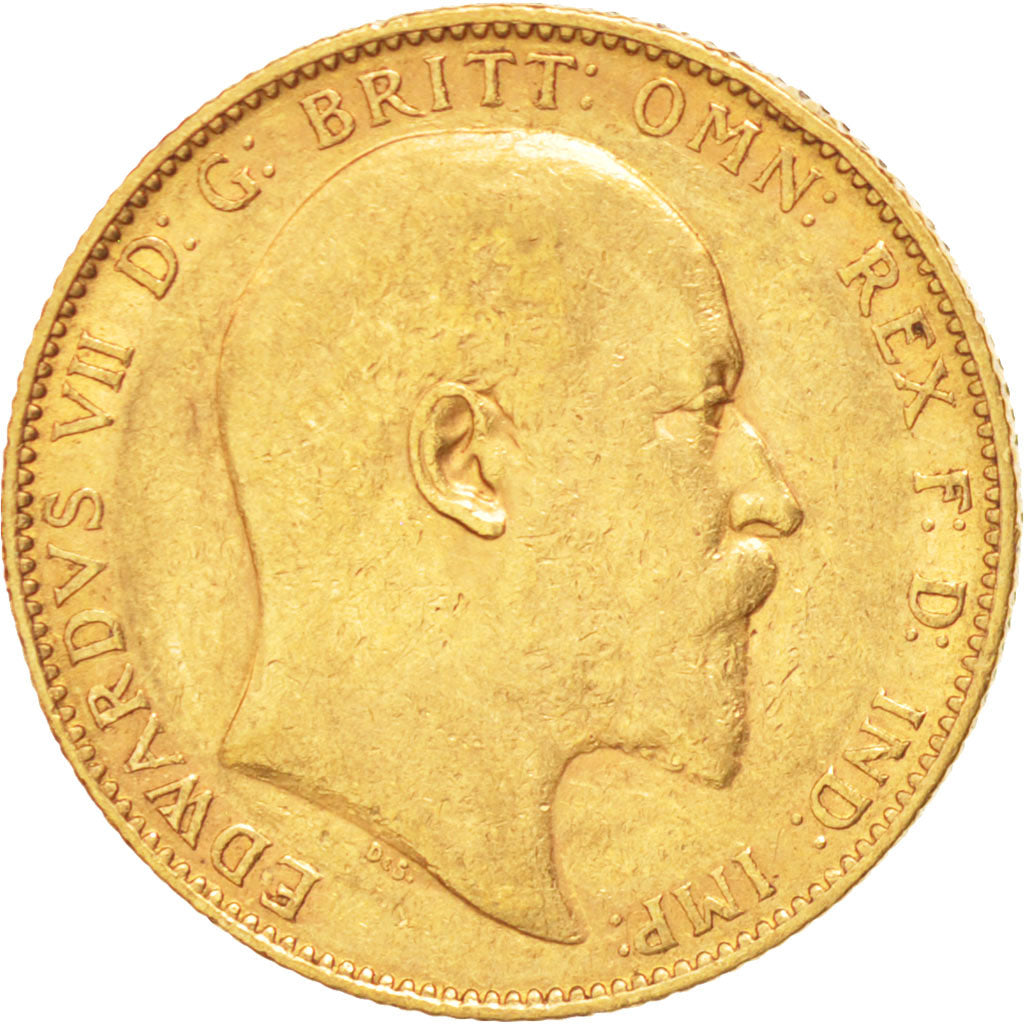 AUSTRALIA, Sovereign, 1904, Perth, KM #15, EF(40-45), Gold, 21, 7.95