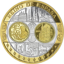 Spain, Medal, Euro, Europa, Politics, Society, War, MS(64), Silver
