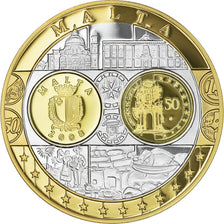 Malte, Médaille, L'Europe, Auberge de Castille, Politics, Society, War, 2008