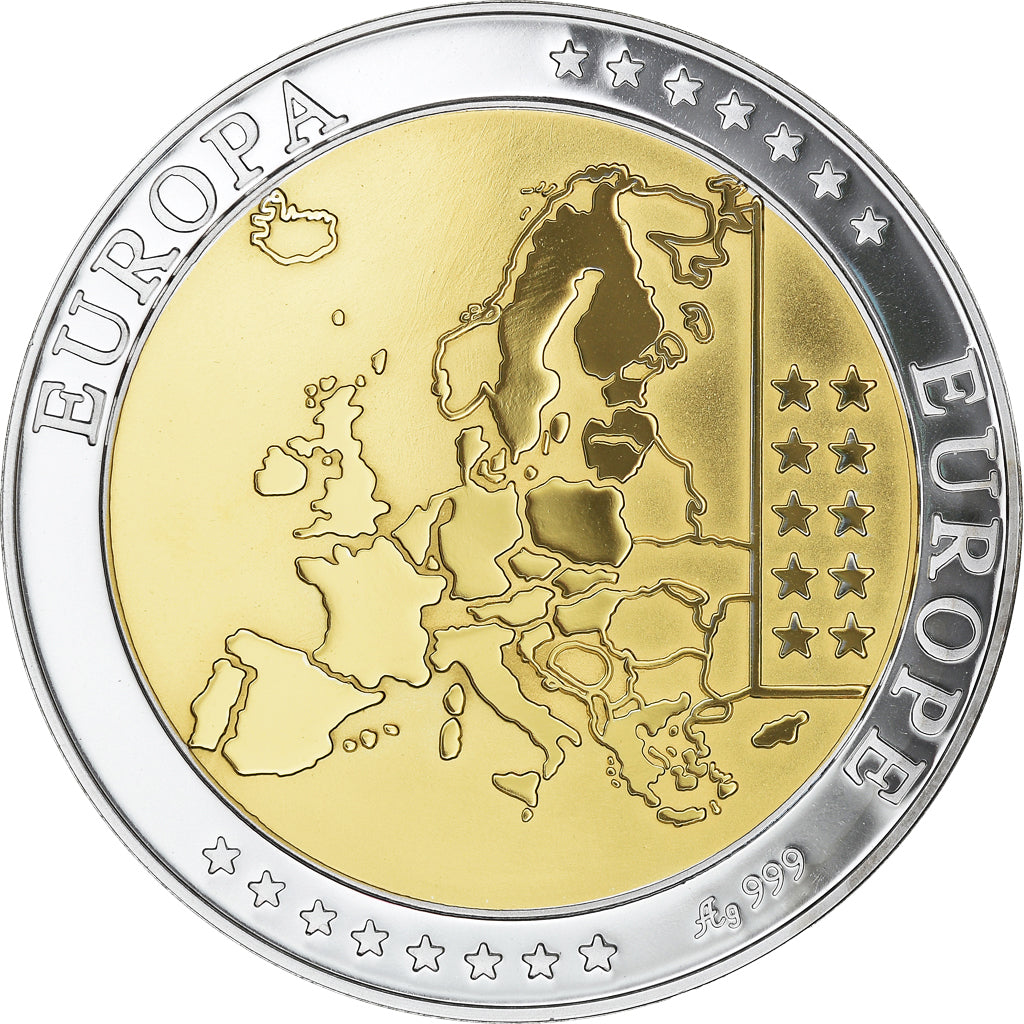 Portugal, Medal, L'Europe, Politics, Society, War, MS(64), Silver