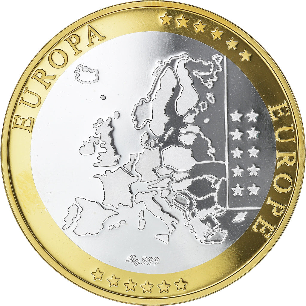 Italy, Medal, L'Europe, L'Italie, MS(64), Silver