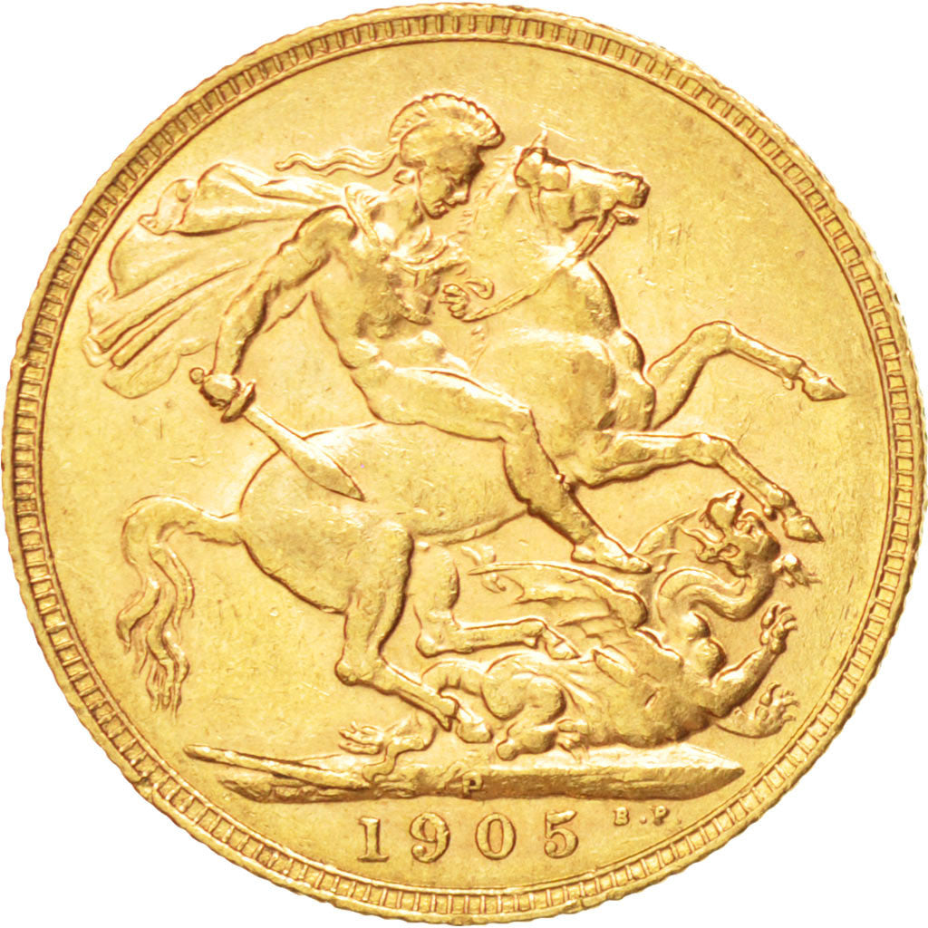 Australie, Édouard VII, Souverain, 1905 P, Perth, KM 15