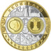Nederland, Medaille, L'Europe, Reine Béatrix, UNC, Zilver