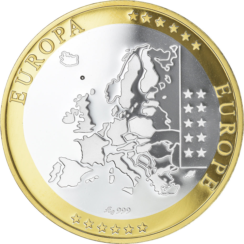 Grèce, Médaille, Euro, Europa, SPL+, Argent