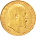 Australia, Edward VII, Sovereign, 1907, Perth, BB, Oro, KM:15